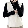 Nova Coleção de Outono colete de botões irregular colete de malha profundo V colete de lã tricotado feminino peça de outer wear entrega atacado