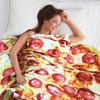 Manta de Pizza con Impresión 3D de Amazon Manta de Franela Cubierta Regalo para Adolescentes y Niñas
