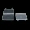 Nueva caja de plástico rectangular transparente de polipropileno, totalmente vacía, para papelería, cepillos, herramientas de ferretería, accesorios pequeños, caja de embalaje al por mayor