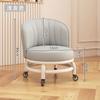 Taburete Universal Silencioso con Ruedas, Taburete Bajo Deslizante con Respaldo, Banco Movible para el Hogar, Silla Pequeña Giratoria con Ruedas, Producto Nuevo