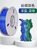 Filamento para Impresión 3D Pla Imitación Seda Textura de Seda Filamento de Alta Resistencia Color Metálico Color Único Doble Color Filamento Multicolor