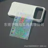 Páginas Interiores para Álbum de Tarjetas A7 Láser Estrella de 6 Agujeros Recargable de Doble Cara con Cuadrícula Única Bolsa de Almacenamiento Transparente de PP con 2 Cuadrículas 1 Cuadrícula en Forma de Corazón