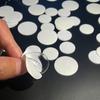Pegatinas de Copa con Pegamento de Puntos Transparentes Resistentes a la Temperatura para Fijar Adornos, Adhesivo sin Rastro, Cinta Acrílica de Doble Cara con Soporte Adhesivo