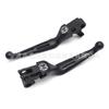 Adecuado para Motocicleta Harley 1996-2007 Embrague Claxon Palanca de Freno Manija de Freno Aleación de Aluminio