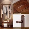 Perchero de Pie para Ropa de Madera Maciza, Perchero para Ropa de Hogar, Perchero para Dormitorio, Estante de Almacenamiento Simple para Interior, Perchero Multifuncional