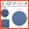 Fábrica de Silicona - Alfombrilla Aislante Térmico de Silicona Azul Británico Alfombrilla para Microondas Cuadrada Redonda Posavasos Antiescaldado