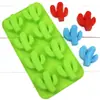 Más de 8 incluso molde de silicona para pastel de cactus hecho a mano DIY molde de chocolate silicona de grado alimenticio mousse hielo