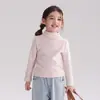 Rollos pequeños y grandes capa base para niños 26 Otoño/Invierno niñas niños ropa interior cuello semi-alto cuello medio capa base para niños Clase A