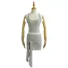 Conjunto de Dos Piezas para Mujer Verano: Top Chaleco Deportivo Casual Ajustado sin Mangas con Cuello en U y Falda Corta con Cordones
