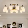Lustre Vintage Estilo Francês, Arte em Ferro, Sensação Retrô para Sala de Estar, Quarto, Sala de Jantar, Novas Luminárias Modelo 2026