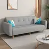 2026 Novo Sofá de Tecido Sala de Estar de Apartamento Pequeno Couro de Pata de Gato Sofá-cama Dobrável Uso Duplo Couro Resistente a Arranhões de Gato Multifuncional
