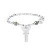 Pulsera Rueda de la Fortuna Jade Hetian Qingfeng Mariposa Femenina Plata de Ley S925 Diseño Nicho Sentido Avanzado Versátil Estilo Nacional