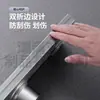 Drenaje de Piso Largo de Acero Inoxidable Transfronterizo de Amazon para Hoteles, Drenaje de Piso de Forma Larga de Tira Gruesa de Gran Desplazamiento para Duchas