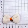 Accesorios para el cabello de moños pequeños y delicados rellenos de tela, pinzas para el cabello con forma de hueso, accesorios DIY para zapatos y calcetines, y otros materiales para manualidades