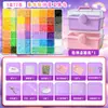 Popular kit de manualidades con cuentas DIY, fusión creativa de cuentas, plancha para cuentas, caja de almacenamiento multifuncional, herramientas para cuentas