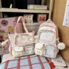 Set de Mochila Bicolor Modelo Nuevo Primavera 2026 para Estudiantes de Primaria y Secundaria, Bolsa de Tutoría de Estilo Alto Dopamina para Estudiantes de Secundaria