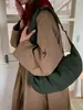 Bolso Bandolera Tipo Dumpling para Mujer 2025 Nuevo Estilo Perezoso Tela de Nylon Ligero para el Trabajo y los Viajes Versátil Gran Capacidad Bolso de Hombro