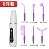 Venta Directa del Fabricante de Equipo de Belleza de Alta Frecuencia, Varilla de Masaje con Peine de Alta Frecuencia, Luz Roja y Púrpura de Mano Transfronteriza