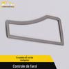 Adequado para 15 faróis de corrida inteligentes controle círculo brilhante faróis de corrida inteligente botão interruptor ajuste patch decorativo moldura acessórios