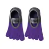 Calcetines con tiras de cinco dedos para yoga y Pilates para mujer, calcetines invisibles de silicona antideslizantes profesionales para deportes de baile, fitness, de cinco dedos