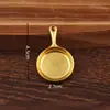 Accesorios de joyería de aleación colgante de pala colgante de llavero olla de oro de aleación vintage olla colgante pequeño venta caliente transfronteriza