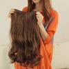 Fábrica de Suministro de Comercio Exterior Venta Directa Peluca de Una Pieza con 5 Clips Extensiones de Cabello Seda de Alta Temperatura Cabello Largo Rizado Extensiones de Cabello con 5 Clips