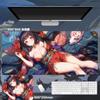 Mouse Pad Espesso Extra Grande, Periféricos Gamer Fulilian, Internet Café Anime E-Sports Mesa Teclado Atacado Mesa