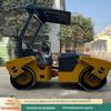 Compactador de rolo pequeno de mão 2 toneladas 3 toneladas 4 toneladas 5 toneladas rolo de roda de aço duplo rolo compactador vibratório totalmente hidráulico