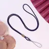 Cordão de Telefone de Corda Feito à Mão Pingente em Nó Plano Cordão de Pescoço para Telefone Alça Anti-Perda para Porta-Cartões e Pen Drive