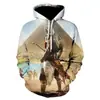 Comercio electrónico transfronterizo Europa y Estados Unidos nuevo Assassin's Creed impresión 3D moda chalecos holgados con capucha para parejas fabricantes suministro directo