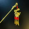 Accesorios para el Cabello de Hanfu Retro para Peinados Diarios Pasador de Linterna Linterna de Palacio Pabellón del Espíritu de Hada Pasador de Conejo