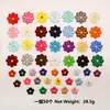 Parches de Tela Bordados con Flores Multicolor, Etiquetas de Tela Bordadas Hechas a Mano para DIY, Accesorios Decorativos para Ropa, Bolsos y Zapatos, Pegatinas de Parche