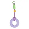 Anillo de Fuerza de Agarre de Silicona para Hombres y Mujeres Equipo Profesional de Entrenamiento de Fuerza de Mano y Dedos Bola de Agarre con Cordón LOGOTIPO Impreso