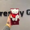 Nuevos Sobres Rojos Creativos, Sobres Rojos de Dinero de la Suerte, Sobres Rojos de Osito de Peluche, Regalos de Peluche, Sobres Rojos de Cumpleaños, Sobres Rojos de Boda para Lanzar