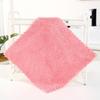 Toalla Cuadrada de Terciopelo Coral con Cuadros Lisos de Piña para Niños para Secarse Manos y Cara, Toalla Pequeña Absorbente, Trapo Absorbente para Colgar en la Cocina