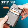 Encendedor de seda intercambiable YH085 con encendedor integrado, estuche para 20 cigarrillos, carga USB, resistente a la humedad y a la presión.