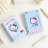 Planner de Folhas Soltas Série Fofa Hello Kitty Original Sanrio Diário Portátil Criativo de Desenho Animado para Alunos do Ensino Fundamental