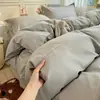 Juego de ropa de cama de Clase A de cuatro piezas, modelo nuevo 2026, sábana bajera, funda de edredón, universal para todas las estaciones, juego de tres piezas para dormitorio de estudiante 4