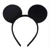 Turbante de orejas de Mickey Mickey Mouse para mujer Turbante de festival linda chica lazo para el pelo con lentejuelas Banda para el pelo de Navidad pelo de niña