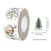 Amazon Etiqueta de regalo con temática navideña para árbol de Navidad, etiqueta adhesiva selladora