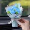 Novo Buquê de Bolso de Flores de Sabão de Rosa, Presente de Aniversário para Melhor Amigo ou Amigo, Conjunto de Caixa de Presente de Rosa Artificial