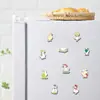 20 Piezas de Imanes de Nevera Magnéticos Suaves de Pato, Personalizados y Creativos, Venta Caliente Transfronteriza, Lindos Animales de Dibujos Animados, Pegatinas Magnéticas Impermeables, Venta al por Mayor