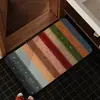 Alfombrillas de lino vintage estilo americano, absorbentes, antideslizantes, resistentes al desgaste, adecuadas para sala de estar, baño, dormitorio y entrada, venta al por mayor
