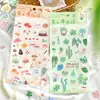 NOTA PARA Pegatinas Decorativas de Papel Especial: Viaje Botánico, Plantas Naturales, Diario, Pegatinas Planas Decorativas Guka