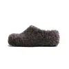 Pantuflas de Piel para Mujer que Aumentan la Altura 5 cm Nuevo Invierno 2025 Zapatos Cerrados Cálidos con Piel de Felpa Zapatos para Mujer