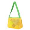 Bolsa de Almacenamiento de Papelería de un Solo Hombro, Bolsa de Playa para Colección de Juguetes de Pegatinas, Malla para Ropa de Niños, Tela de Malla Engrosada Plegable