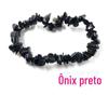 Pulseira Irregular de Pedras Coloridas Moda Estilo Coreano Pulseira Elástica Feminina Fornecimento Transfronteiriço Ágata Rosa Ametista