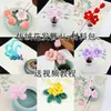 Flor de Terciopelo China Tradicional Materiales y Herramientas para Principiantes Estilo Antiguo Accesorios para el Cabello Hanfu Tablero para Enhebrar Pasadores de Pelo