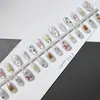 Parches para Uñas Ojo de Gato Portátiles Hechos a Mano para Manicura Removibles Venta Caliente Transfronteriza Uñas Postizas Acabadas Tiras de Uñas Pre-Hechas