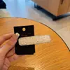 Novo Grampo de Cabelo Korean Dongdaemun Light Luxury Cheio de Diamantes BB, Acessório de Cabelo Exquisito e Doce para Franja de Menina
